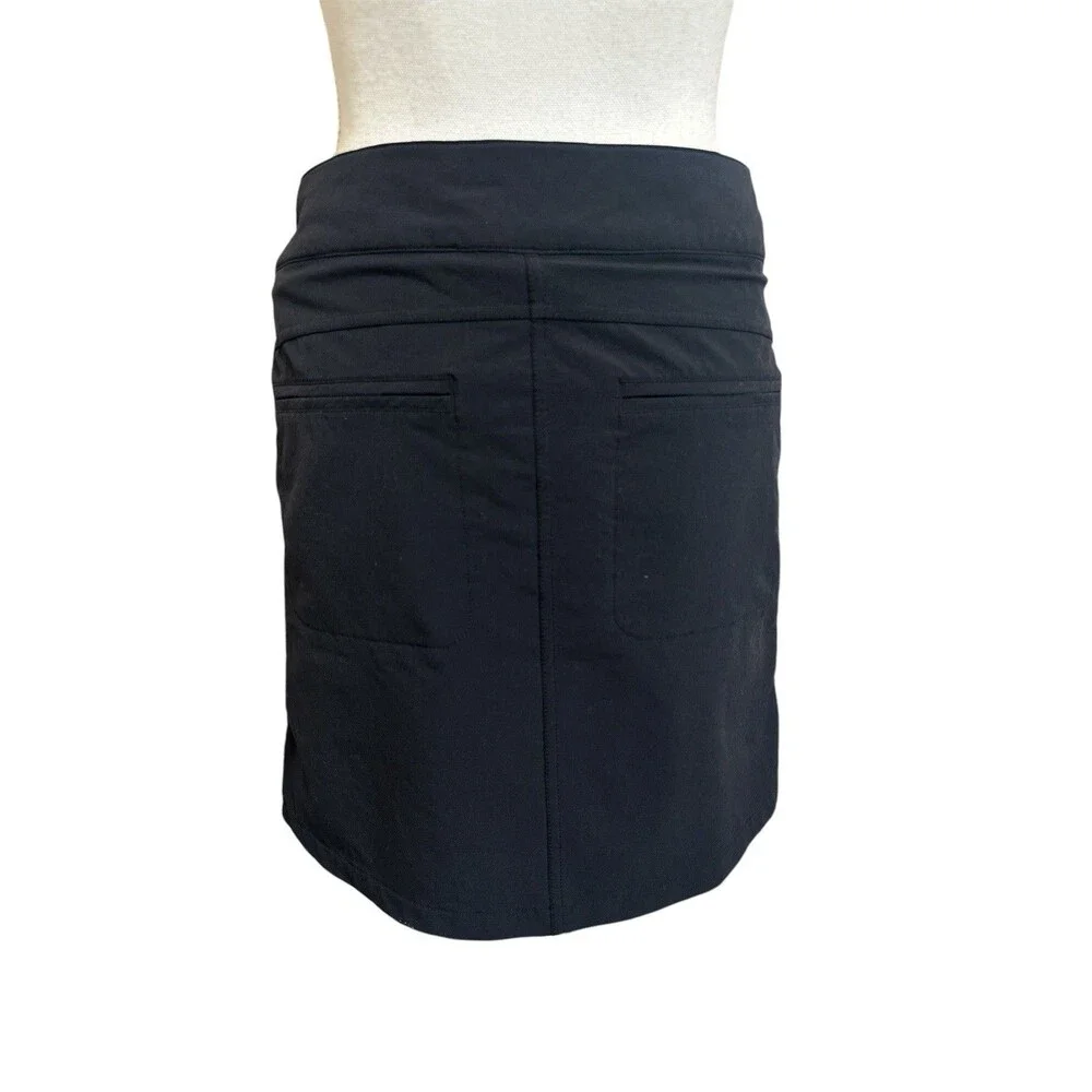 Lole Women's 6 Black Skort Tennis Hiking Pickleball Golf